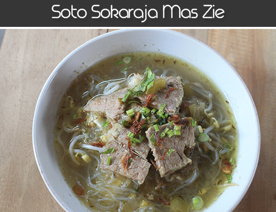 Soto Sokaraja Mas Zie